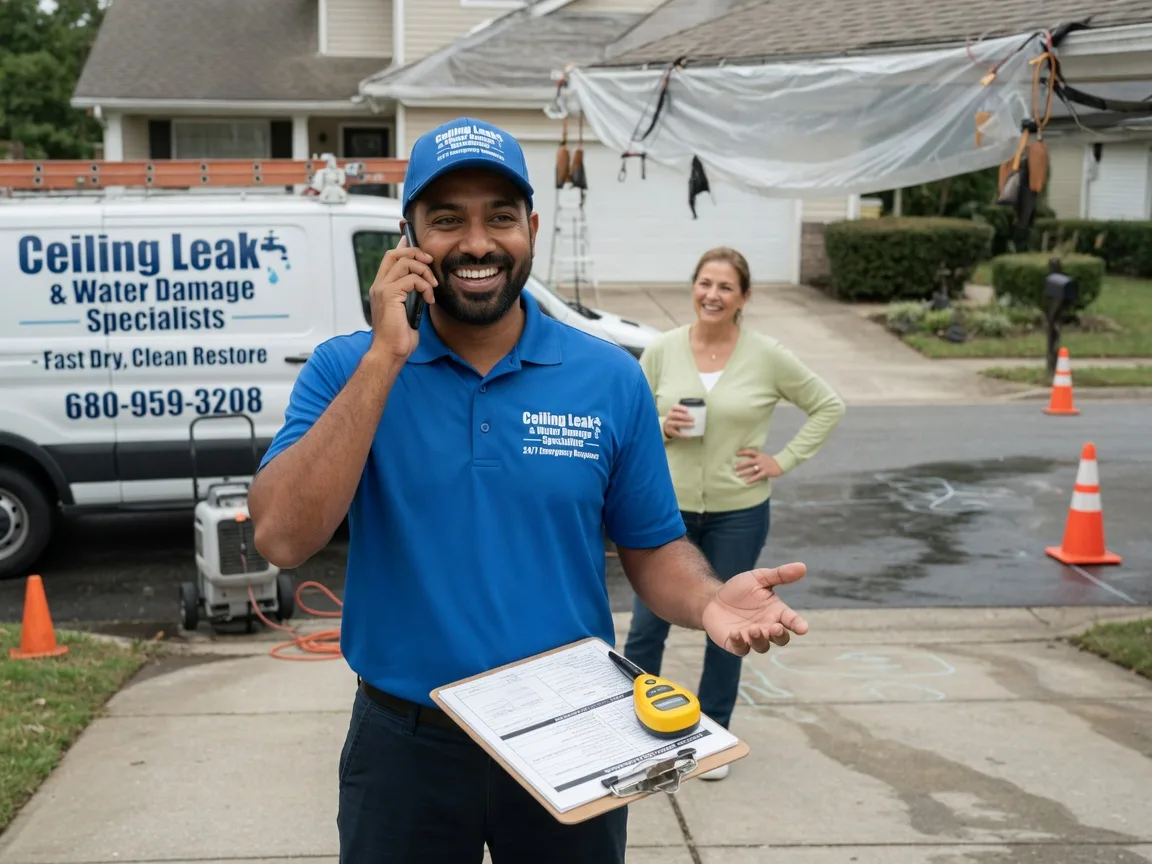 Ceiling Leak Cleanup Paynes Creek, CA FAQs